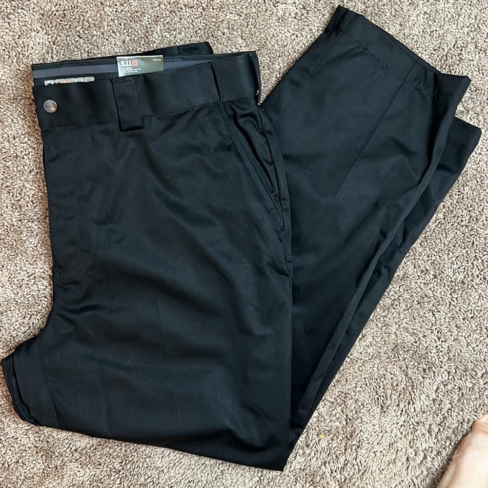5.11 Tactical Men's Unhemmed Twill PDU Pants - A Class Size 42 Straight Fit